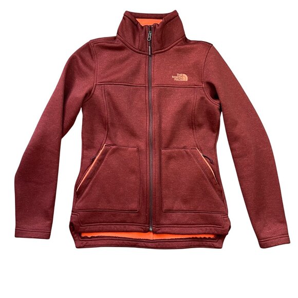 The North Face Wakerly Fleece Jacket in Sequoia Red Women's Size Small Polyester - Picture 1 of 11